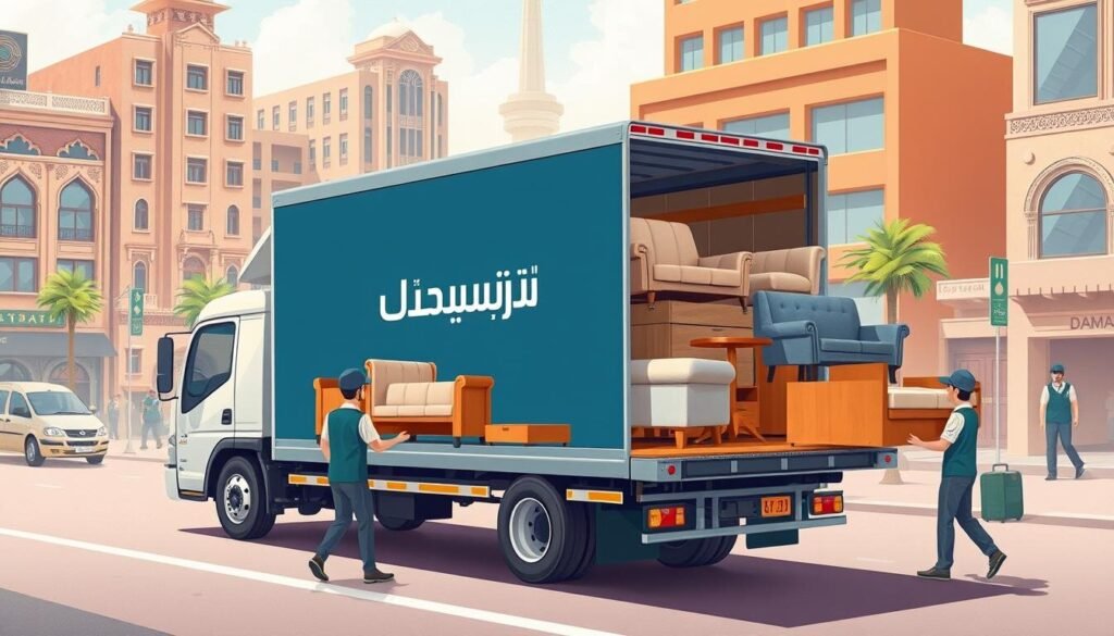 شركة الناقل الذهبي نقل عفش